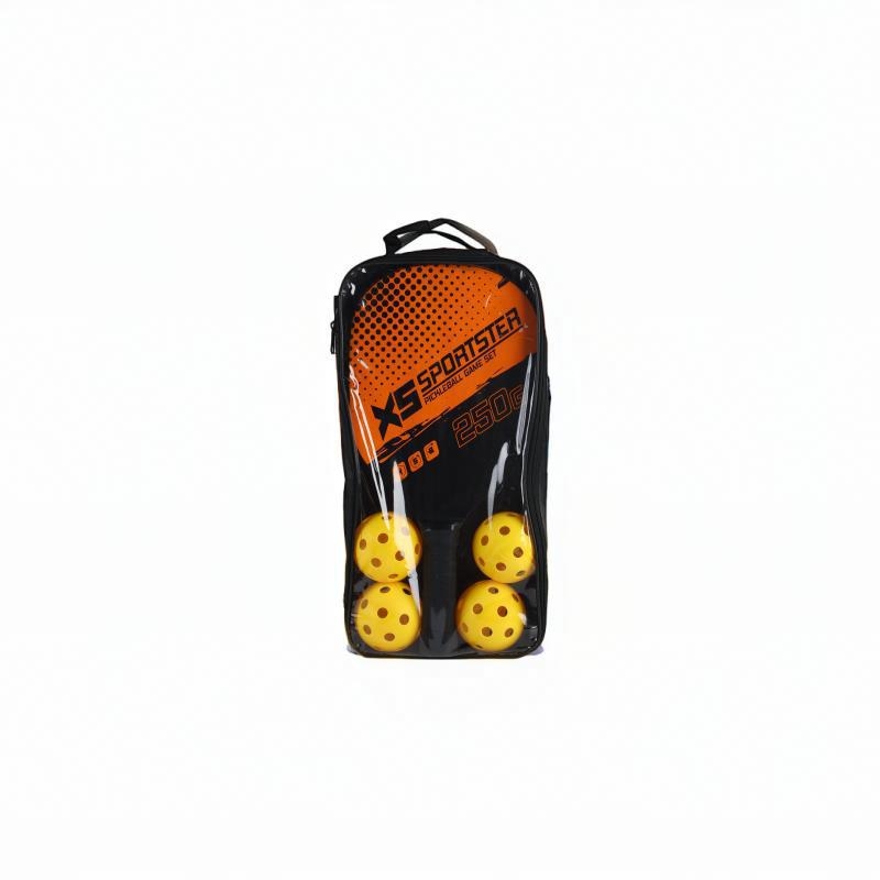 Трансгранична комбинация от ракета за топка за туршия, 2 ракети, изпращане, чанта за 4 топки, оранжева, за открито