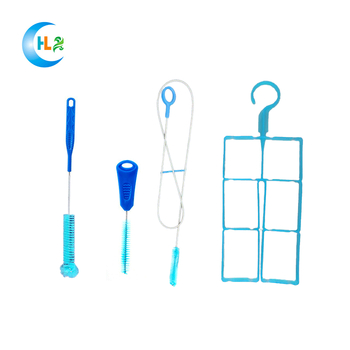 Tieša piegāde no ražotāja: āra alpīnisma ūdens maisiņu tīrīšanas komplekts ar šļūtenes uzgali, atsperes birsti un saru birsti, pārnēsājams vairumtirdzniecībā