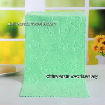 Hulgimüük 30*70 reljeefne karupea värviline rätikuputka ühe dollari suurune pehme imav lintpesurätik