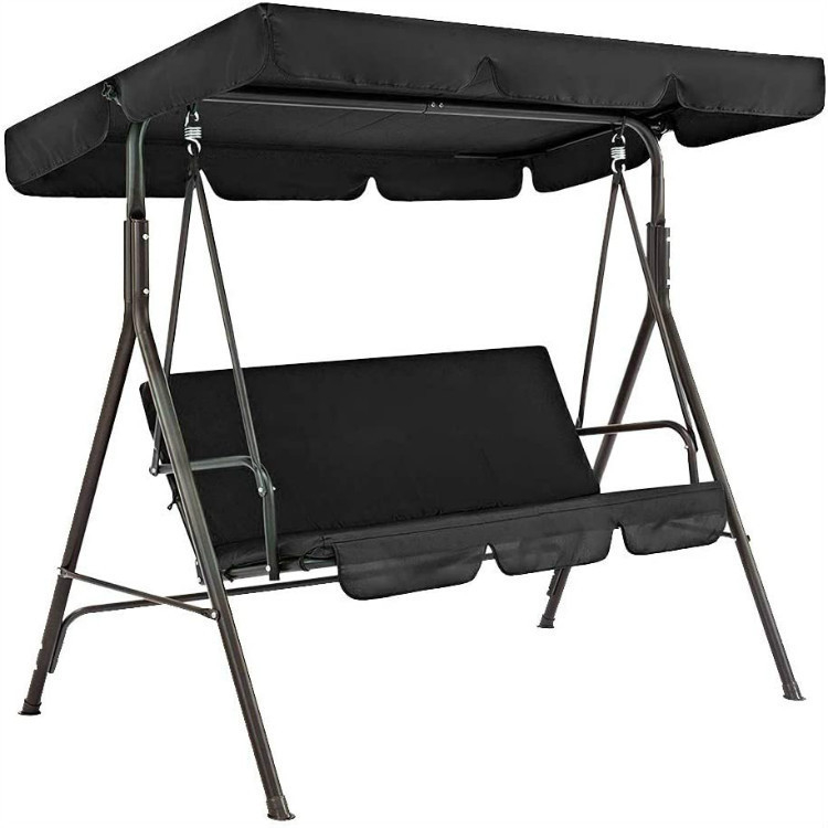 Lauko sūpynių lubų uždangalas, atsparus lietui, lauko rauktas baldakimo uždangalas, kiemo sūpynės, nuimamas ir plaunamas apsauginis uždangalas nuo saulės