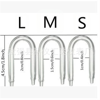 Akvariumo įranga CO2 refineris U jungtis vandens žolės vamzdelis U jungtis anglies dioksido U jungtis CO2