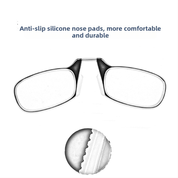 Tarpvalstybinis karšto išpardavimo atnaujintas silikoninis nosies laikiklis, kortelės tipo nosies presbiopsio akiniai, piniginė, mobiliojo telefono nosies laikiklis presbiopsio akiniai