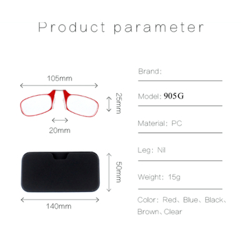Tarpvalstybinis karšto išpardavimo atnaujintas silikoninis nosies laikiklis, kortelės tipo nosies presbiopsio akiniai, piniginė, mobiliojo telefono nosies laikiklis presbiopsio akiniai