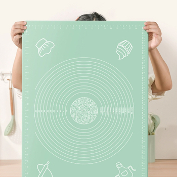 Silikoonist sõtkumismatt, toidukvaliteediga majapidamisnuudlite ja paneelide sõtkumismatt, libisemiskindel, suur, suur pelmeenide valmistamise laud köögile