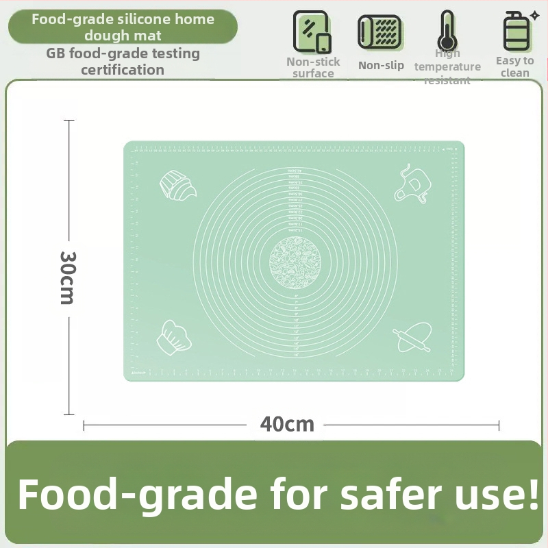 Silikoonist sõtkumismatt, toidukvaliteediga majapidamisnuudlite ja paneelide sõtkumismatt, libisemiskindel, suur, suur pelmeenide valmistamise laud köögile