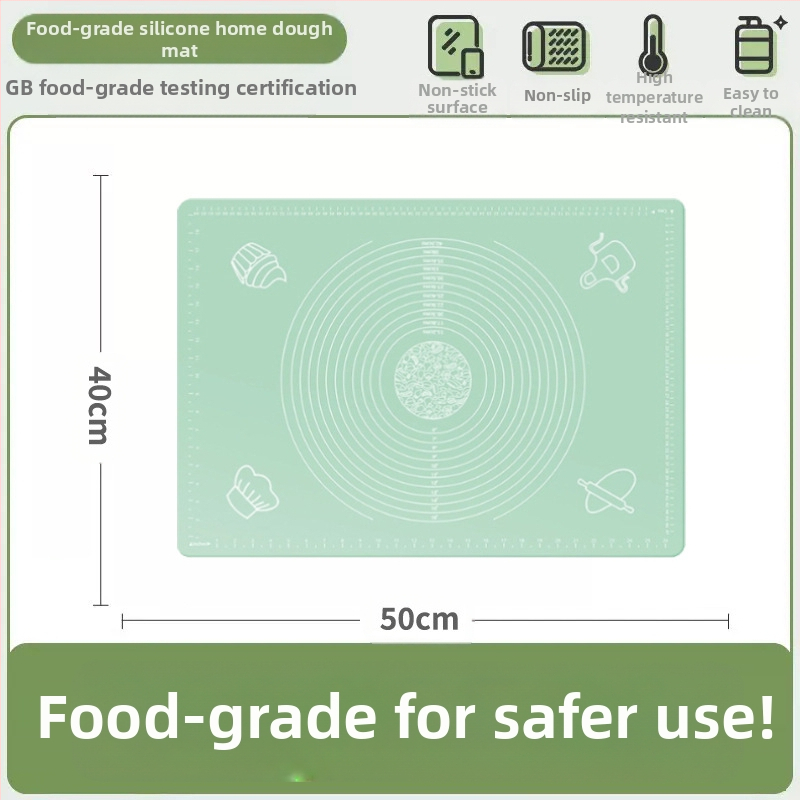 Silikoonist sõtkumismatt, toidukvaliteediga majapidamisnuudlite ja paneelide sõtkumismatt, libisemiskindel, suur, suur pelmeenide valmistamise laud köögile