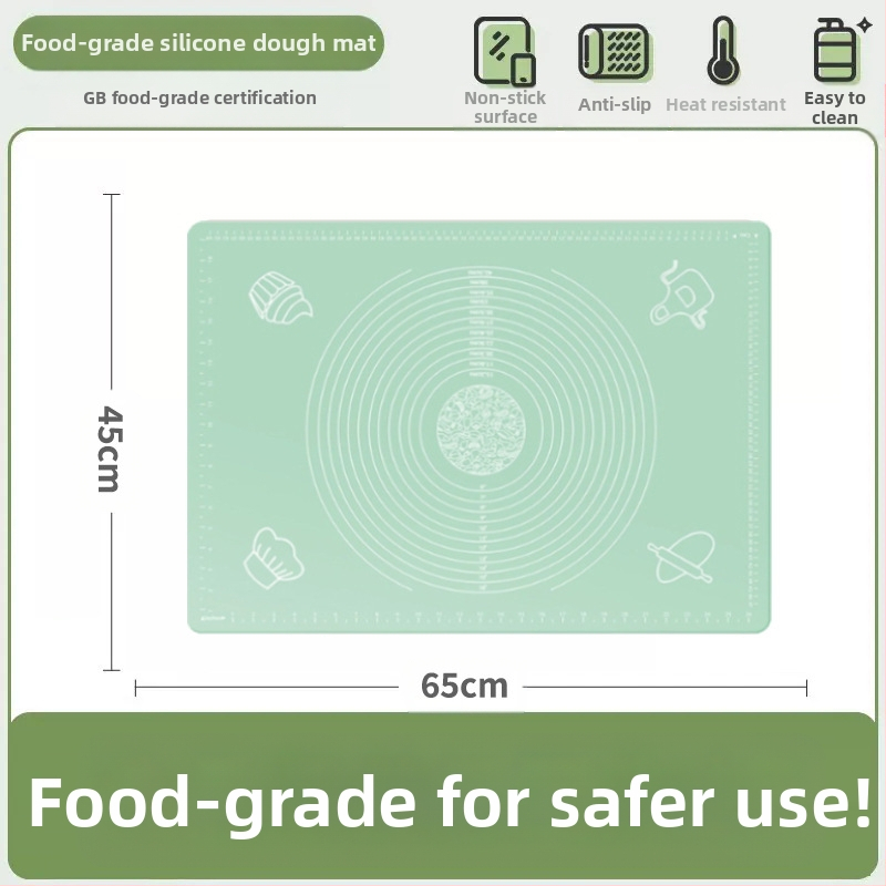Silikoonist sõtkumismatt, toidukvaliteediga majapidamisnuudlite ja paneelide sõtkumismatt, libisemiskindel, suur, suur pelmeenide valmistamise laud köögile