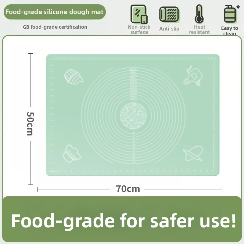 Silikoonist sõtkumismatt, toidukvaliteediga majapidamisnuudlite ja paneelide sõtkumismatt, libisemiskindel, suur, suur pelmeenide valmistamise laud köögile