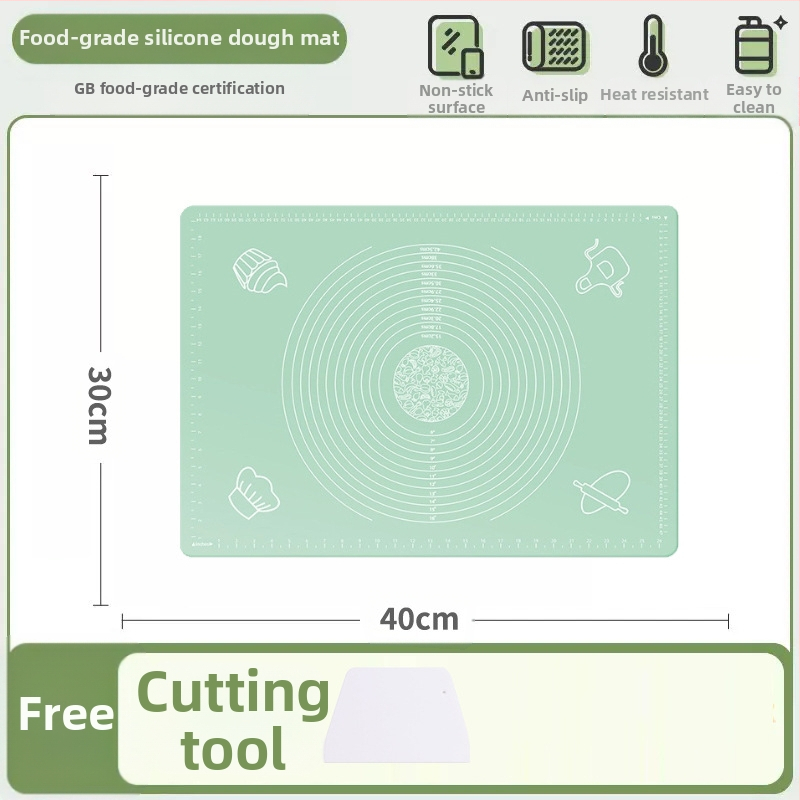 Silikoonist sõtkumismatt, toidukvaliteediga majapidamisnuudlite ja paneelide sõtkumismatt, libisemiskindel, suur, suur pelmeenide valmistamise laud köögile