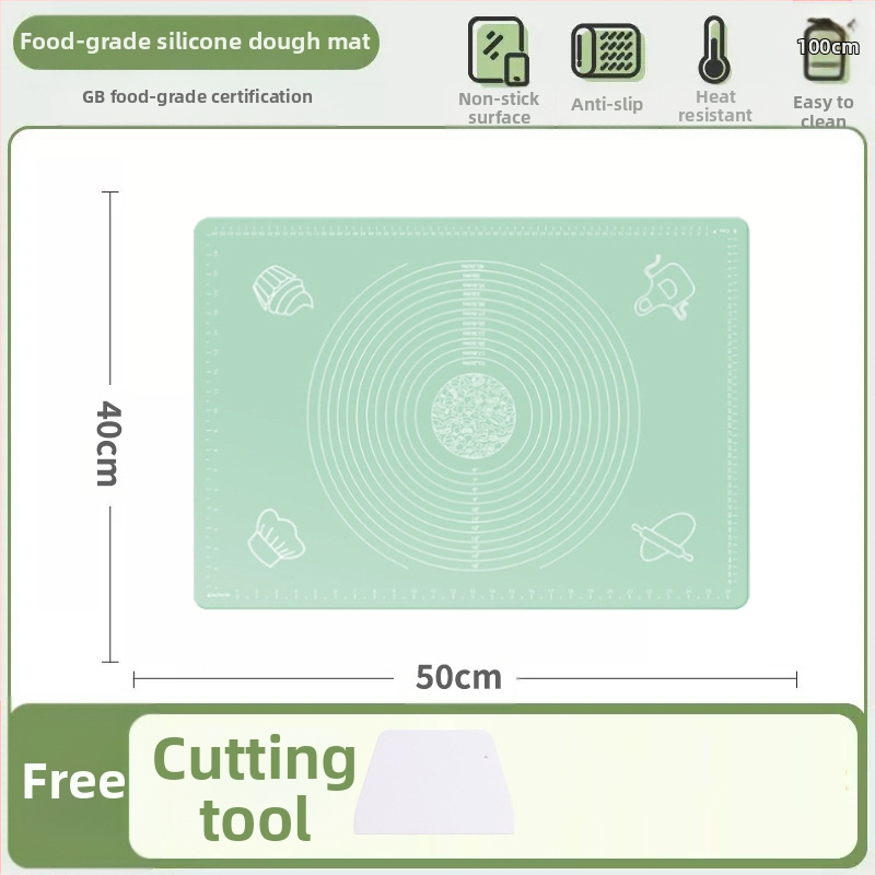 Silikoonist sõtkumismatt, toidukvaliteediga majapidamisnuudlite ja paneelide sõtkumismatt, libisemiskindel, suur, suur pelmeenide valmistamise laud köögile