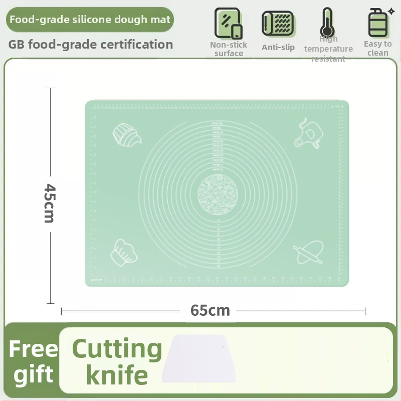 Silikoonist sõtkumismatt, toidukvaliteediga majapidamisnuudlite ja paneelide sõtkumismatt, libisemiskindel, suur, suur pelmeenide valmistamise laud köögile
