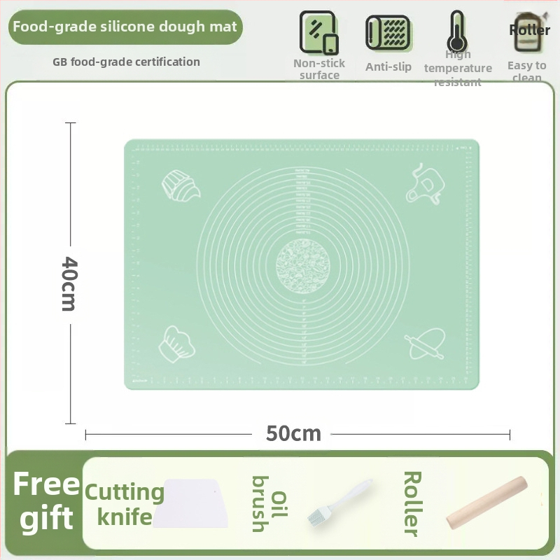 Silikoonist sõtkumismatt, toidukvaliteediga majapidamisnuudlite ja paneelide sõtkumismatt, libisemiskindel, suur, suur pelmeenide valmistamise laud köögile