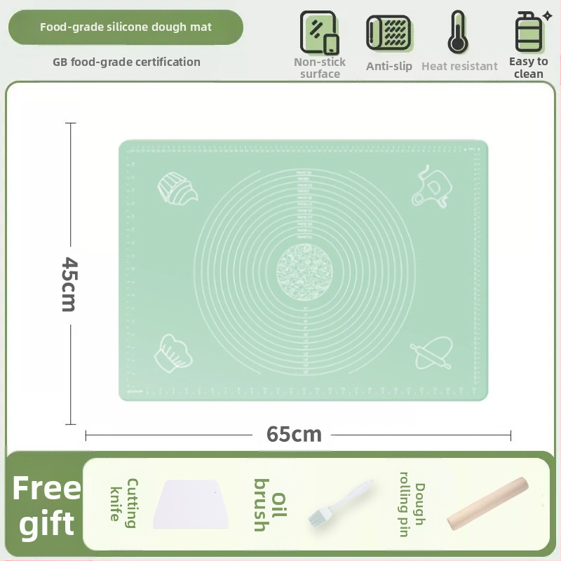 Silikoonist sõtkumismatt, toidukvaliteediga majapidamisnuudlite ja paneelide sõtkumismatt, libisemiskindel, suur, suur pelmeenide valmistamise laud köögile