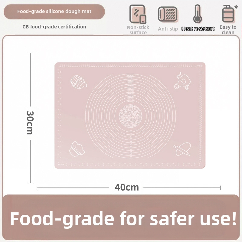 Silikoonist sõtkumismatt, toidukvaliteediga majapidamisnuudlite ja paneelide sõtkumismatt, libisemiskindel, suur, suur pelmeenide valmistamise laud köögile