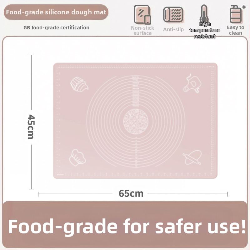 Silikoonist sõtkumismatt, toidukvaliteediga majapidamisnuudlite ja paneelide sõtkumismatt, libisemiskindel, suur, suur pelmeenide valmistamise laud köögile