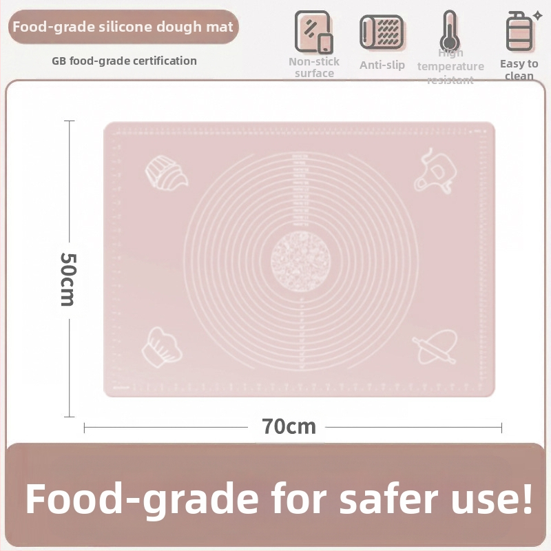 Silikoonist sõtkumismatt, toidukvaliteediga majapidamisnuudlite ja paneelide sõtkumismatt, libisemiskindel, suur, suur pelmeenide valmistamise laud köögile