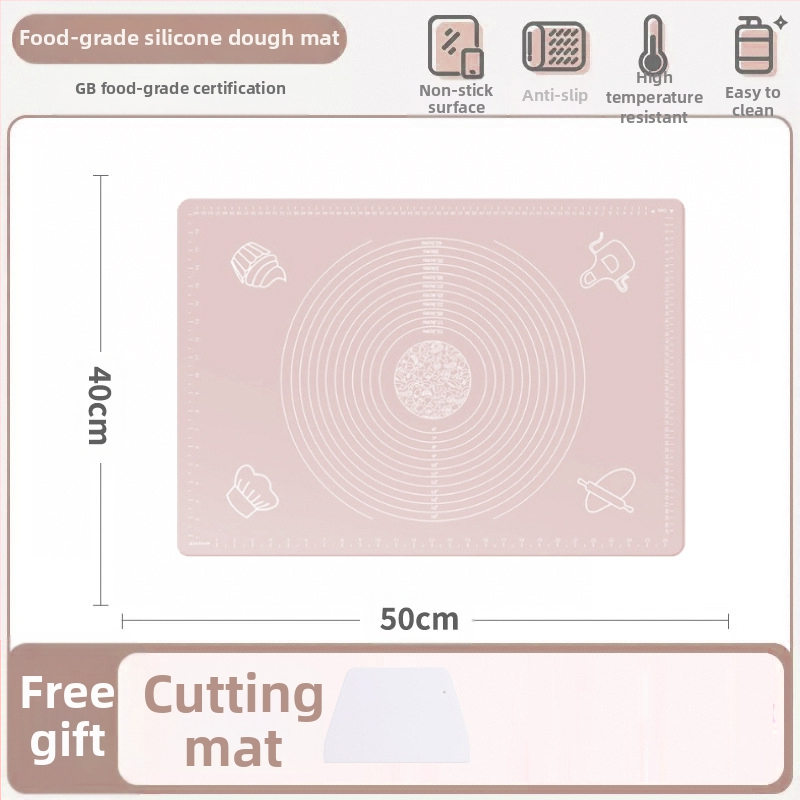Silikoonist sõtkumismatt, toidukvaliteediga majapidamisnuudlite ja paneelide sõtkumismatt, libisemiskindel, suur, suur pelmeenide valmistamise laud köögile