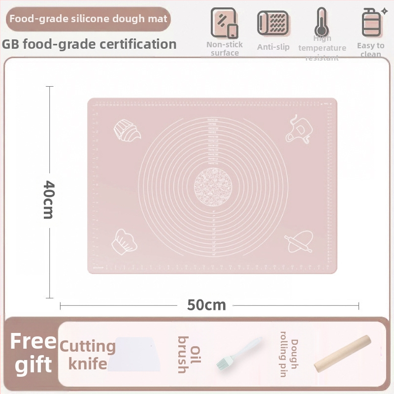 Silikoonist sõtkumismatt, toidukvaliteediga majapidamisnuudlite ja paneelide sõtkumismatt, libisemiskindel, suur, suur pelmeenide valmistamise laud köögile