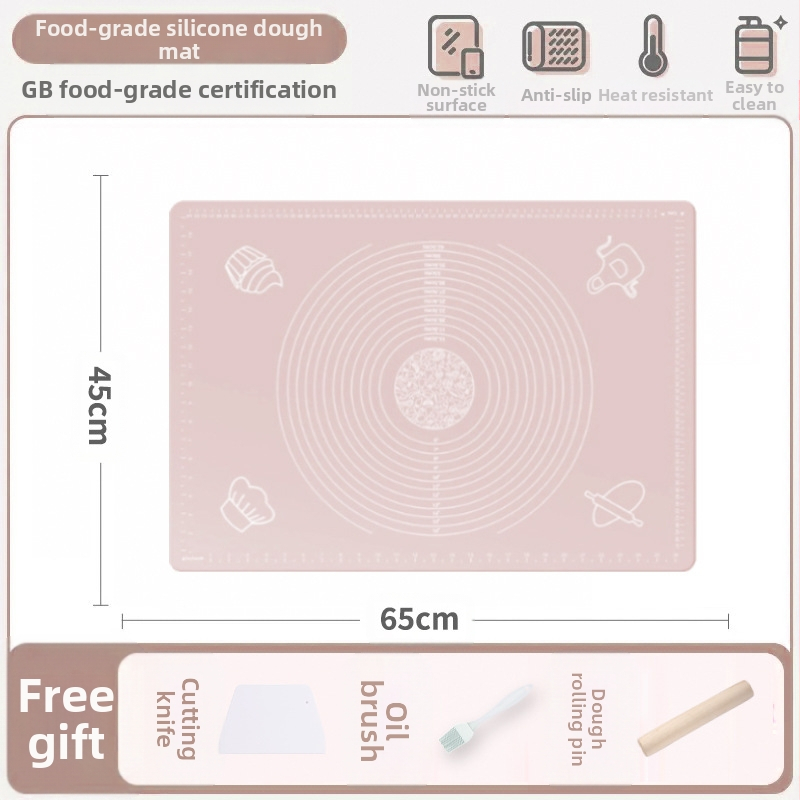 Silikoonist sõtkumismatt, toidukvaliteediga majapidamisnuudlite ja paneelide sõtkumismatt, libisemiskindel, suur, suur pelmeenide valmistamise laud köögile