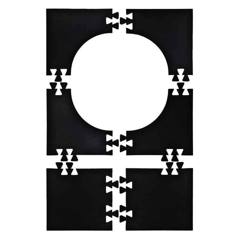 Noolemängu kaitserõnga ühendamine Eva-rõngas seinale kinnitatava universaalse noolemängu kahjustamise vältimiseks