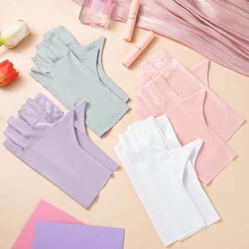 Спортни валцувани железни ръкавици за йога шофиране с неплъзгащи се половин пръст, докосващи ледена коприна, леки, меки, дишащи фитнес ръкавици