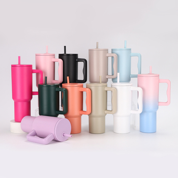 Διασυνοριακό Νέο Προϊόν Τρίτης Γενιάς Ποτήρι Αυτοκινήτου με Λαβή 40oz, Θερμός από Ανοξείδωτο Ατσάλι 304, Ποτήρι Παγωτού Αυτοκινήτου Μεγάλης Χωρητικότητας