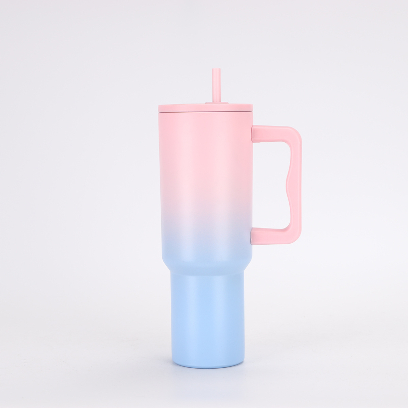 Διασυνοριακό Νέο Προϊόν Τρίτης Γενιάς Ποτήρι Αυτοκινήτου με Λαβή 40oz, Θερμός από Ανοξείδωτο Ατσάλι 304, Ποτήρι Παγωτού Αυτοκινήτου Μεγάλης Χωρητικότητας