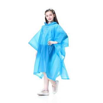 EVA laste ühekordselt kasutatav Cape vihmamantel õues reisimiseks paksendatud meeste ja naiste vihmamantli pontšo tehase hulgimüük kohandatud