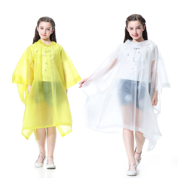 EVA laste ühekordselt kasutatav Cape vihmamantel õues reisimiseks paksendatud meeste ja naiste vihmamantli pontšo tehase hulgimüük kohandatud