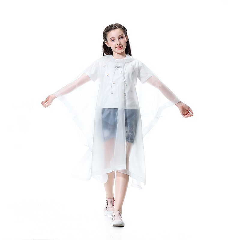 EVA laste ühekordselt kasutatav Cape vihmamantel õues reisimiseks paksendatud meeste ja naiste vihmamantli pontšo tehase hulgimüük kohandatud