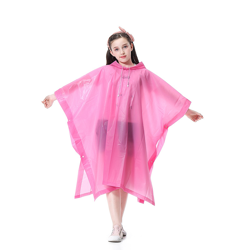 EVA laste ühekordselt kasutatav Cape vihmamantel õues reisimiseks paksendatud meeste ja naiste vihmamantli pontšo tehase hulgimüük kohandatud