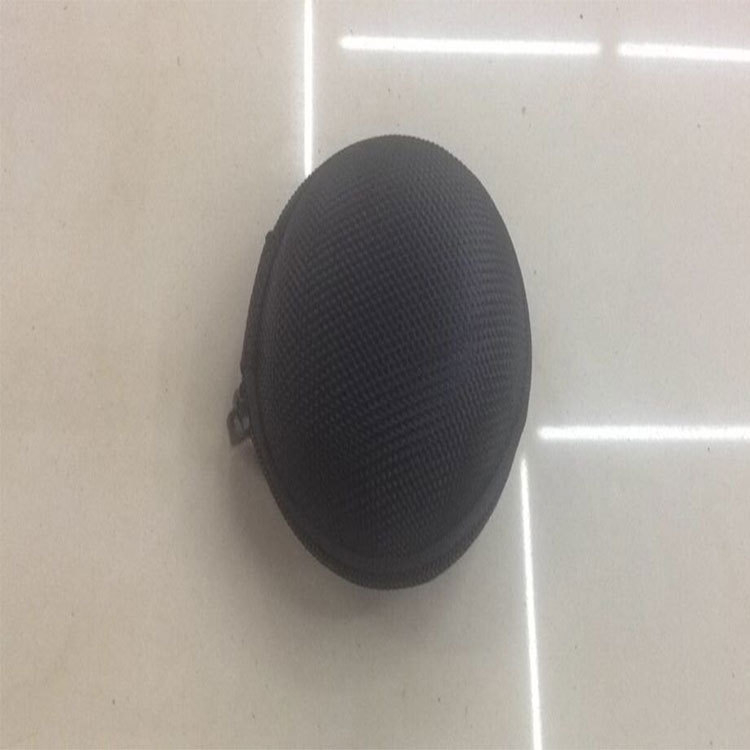 Vandeniui atspari EVA apvali keitimo dėžutė su užtrauktuku, skaitmeninė „Bluetooth“ ausinių laikymo krepšys, EVA duomenų kabelio pakavimo dėžutė