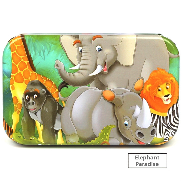 Gamintojai tiekia animacinius 60 plokščių medinių geležinių dėžučių dėliones vaikams, suaugusiems, pramogoms ikimokyklinio ugdymo mediniams dėlionių žaislams