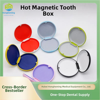 Kaasaskantav magnetiliselt imav hammaste hoiukarp Nähtamatute breketite hoiukarp Ortodontiliste breketite ortodontiline hoidikukarp