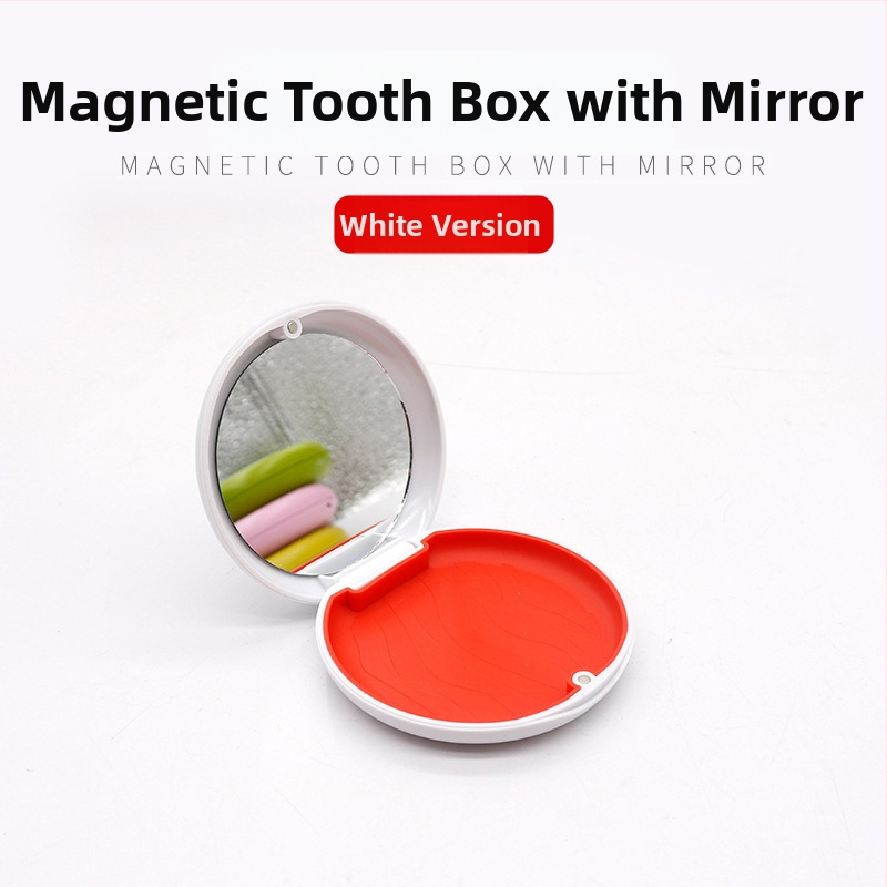 Kaasaskantav magnetiliselt imav hammaste hoiukarp Nähtamatute breketite hoiukarp Ortodontiliste breketite ortodontiline hoidikukarp