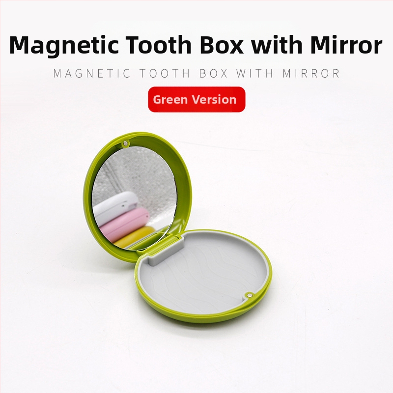 Kaasaskantav magnetiliselt imav hammaste hoiukarp Nähtamatute breketite hoiukarp Ortodontiliste breketite ortodontiline hoidikukarp