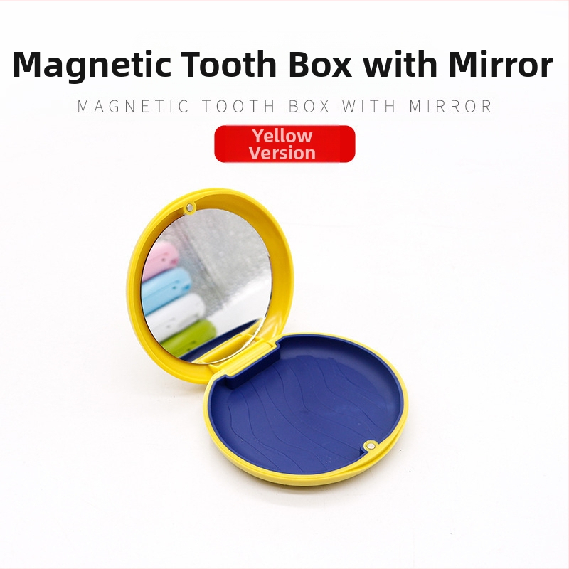 Kaasaskantav magnetiliselt imav hammaste hoiukarp Nähtamatute breketite hoiukarp Ortodontiliste breketite ortodontiline hoidikukarp