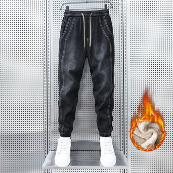 Blugi Xintang Harren pentru băieți, calitate în industria grea, stil luxos accesibil, colanți sport și de agrement largi, foarte bine vânduți pentru bărbați