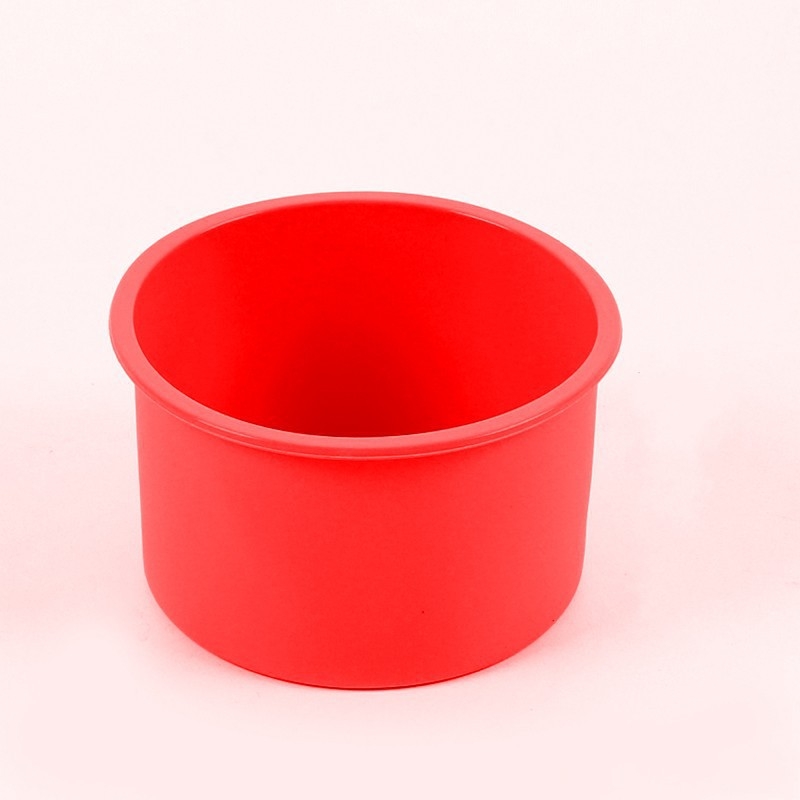 4/6/8/10-tolline ümmargune koogivorm silikoonvormi küpsetusplaat mitme suurusega sünnipäevakoogi vorm