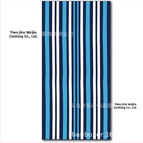 Karštas tarpvalstybinis mikropluošto rankšluostis, lengvas, be smėlio, su dryžuota serija, atspausdintas dvipusis aksominis paplūdimio rankšluostis, sugeriantis, greitai džiūstantis.