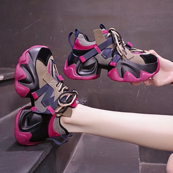 Γυναικεία Παπούτσια Station Torre European Άνοιξη και Φθινόπωρο 2024 Νέα Κορεάτικα Παπούτσια Μοντέρνα Παπούτσια με Χοντρές Σόλες και Αυξημένη Σόλα, σε Όλα τα Παπούτσια