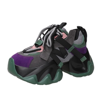 Γυναικεία Παπούτσια Station Torre European Άνοιξη και Φθινόπωρο 2024 Νέα Κορεάτικα Παπούτσια Μοντέρνα Παπούτσια με Χοντρές Σόλες και Αυξημένη Σόλα, σε Όλα τα Παπούτσια