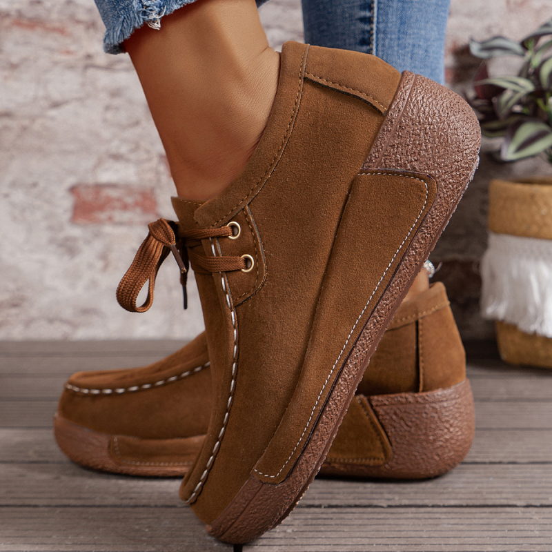 Pantofi de pânză transfrontalieri europeni și americani plus size, pantofi leneși de culoare solidă, pantofi cu talpă joasă, pantofi casual cu plată pentru femei