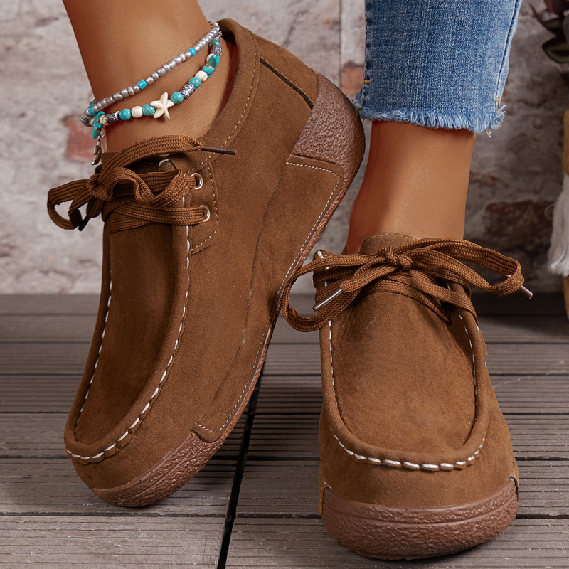 Pantofi de pânză transfrontalieri europeni și americani plus size, pantofi leneși de culoare solidă, pantofi cu talpă joasă, pantofi casual cu plată pentru femei