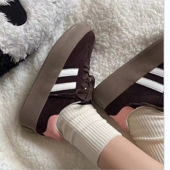 Balti pavasario ir rudens bateliai moterims, storapadis treniruočių bateliai, kvėpuojantys, keturių sezonų įprasto stiliaus, klasikinio stiliaus bėgimui lauke.