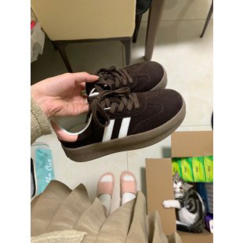 Balti pavasario ir rudens bateliai moterims, storapadis treniruočių bateliai, kvėpuojantys, keturių sezonų įprasto stiliaus, klasikinio stiliaus bėgimui lauke.