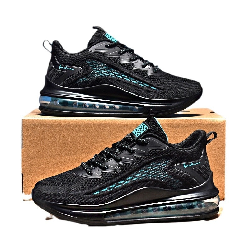 Pantofi sport pentru bărbați, pantofi sport de toamnă și de iarnă, țesături respirabile, pernă de aer nouă, absorbție de șocuri, rezistenți la uzură, pantofi casual pentru bărbați, mărime plus