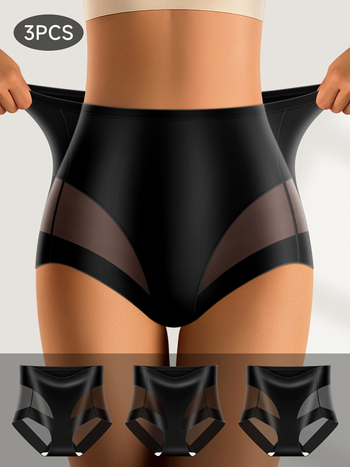 3 tk täisõmblustega aluspüksid, seksikad, mugavad, hingavad ja venivad