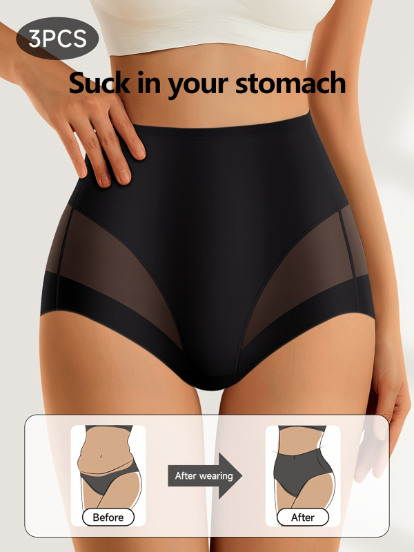 3 tk täisõmblustega aluspüksid, seksikad, mugavad, hingavad ja venivad