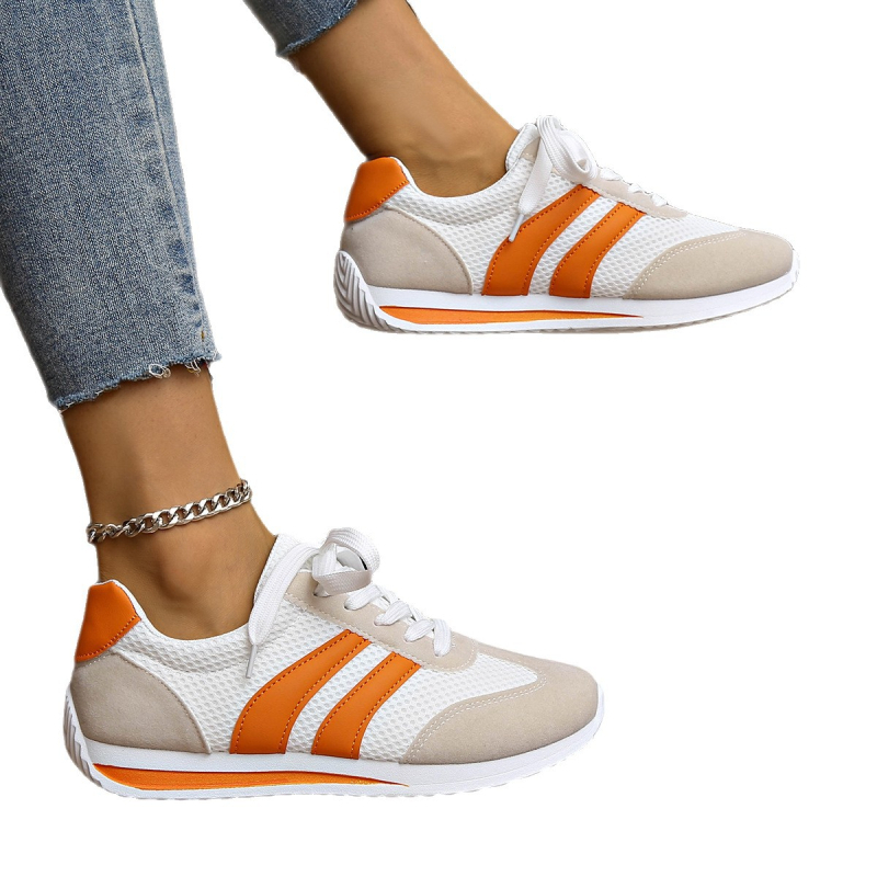 Pantofi sport pentru femei, pantofi sport cu plată, de mărime mare, de primăvară și toamnă 2025, noi, albi, casual și în carouri, cu șireturi, mărime mare